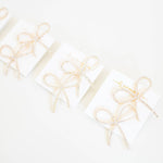 Rhinestone Statement Bow Holiday Earrings - Chatsworth Boutique