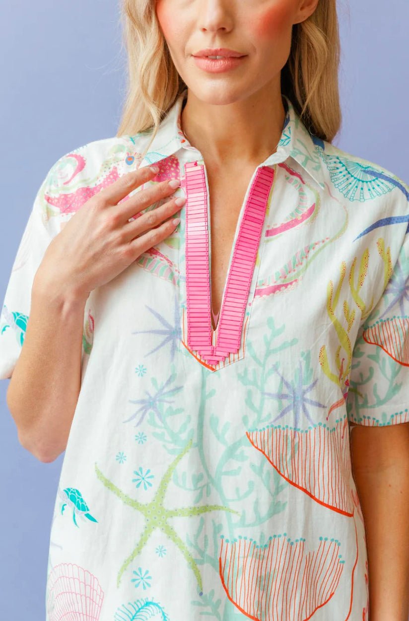 Rhodes Dress Under the Sea - Chatsworth Boutique