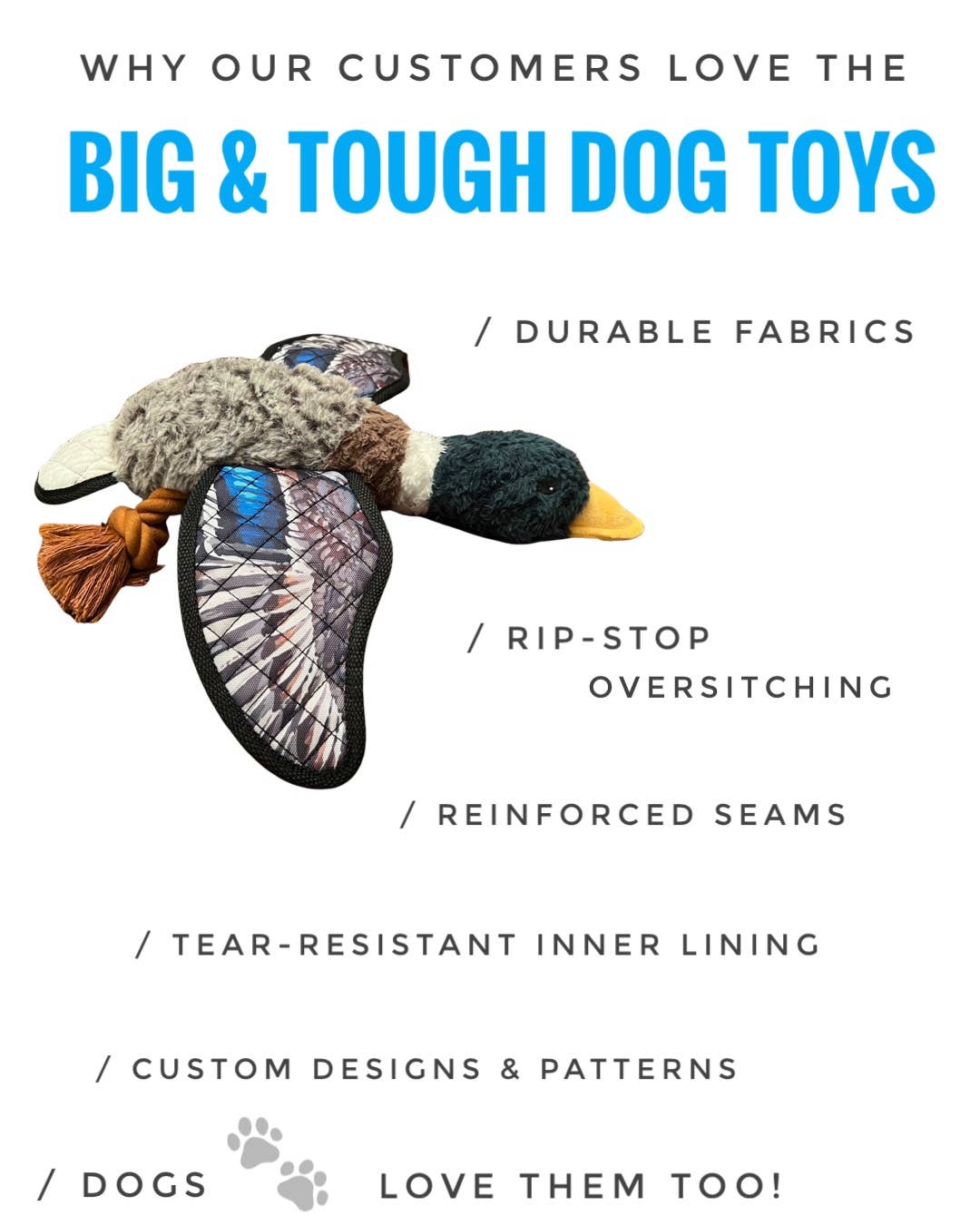 Mallard Dog Toy, ROCT Outdoor - lifestyle photo 2