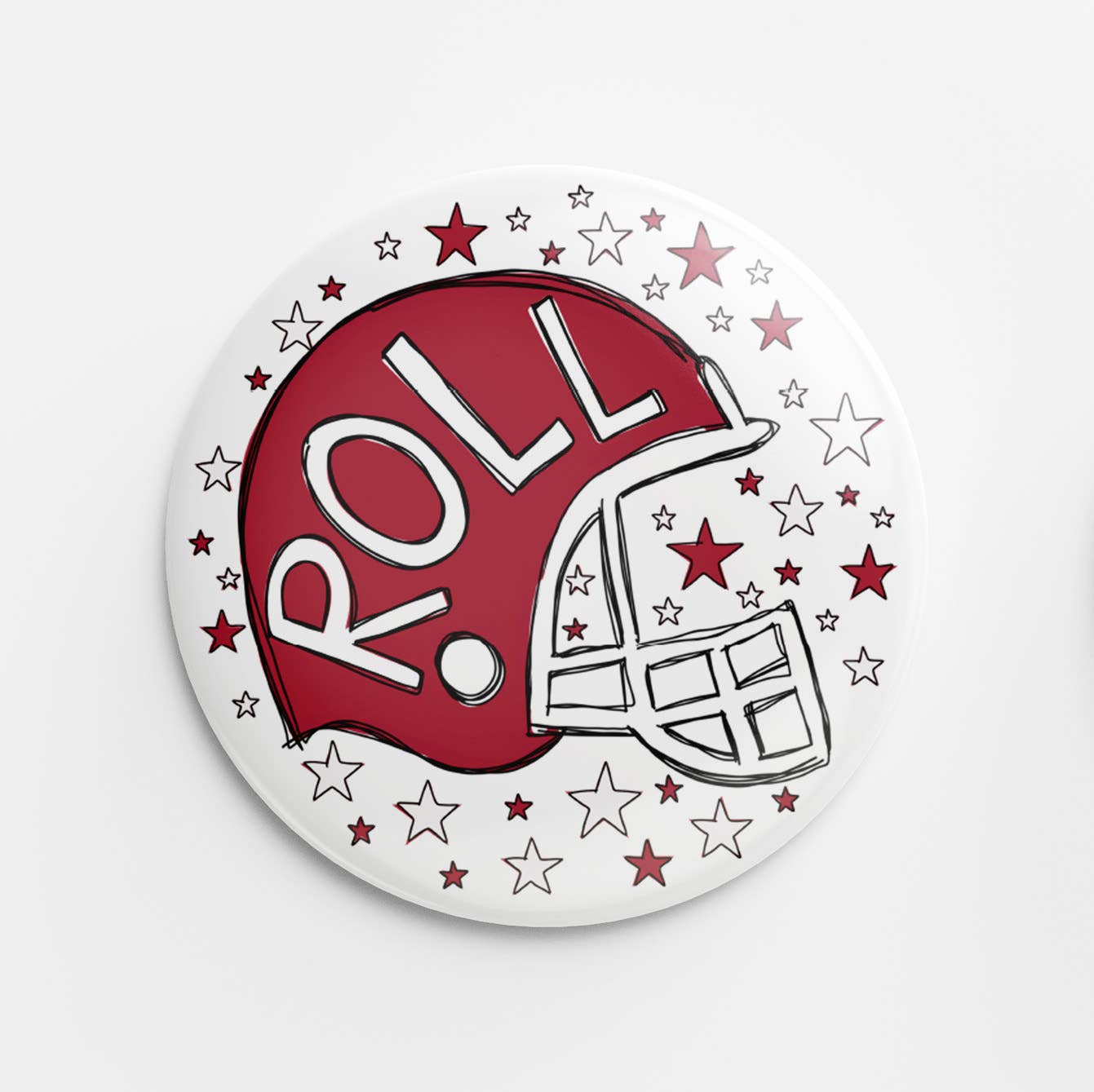 Roll Helmet Button - Chatsworth Boutique