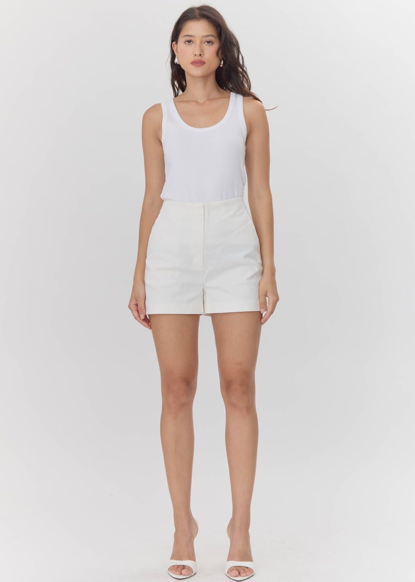 Sanders Tailored High Waist Shorts - Chatsworth Boutique