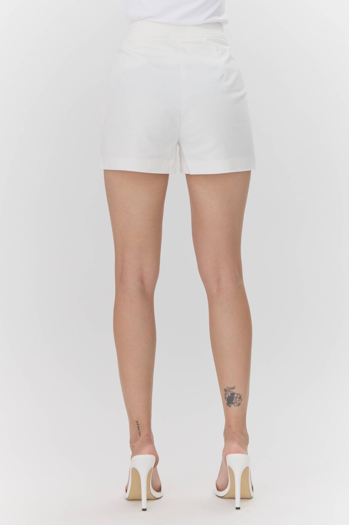 Sanders Tailored High Waist Shorts - Chatsworth Boutique