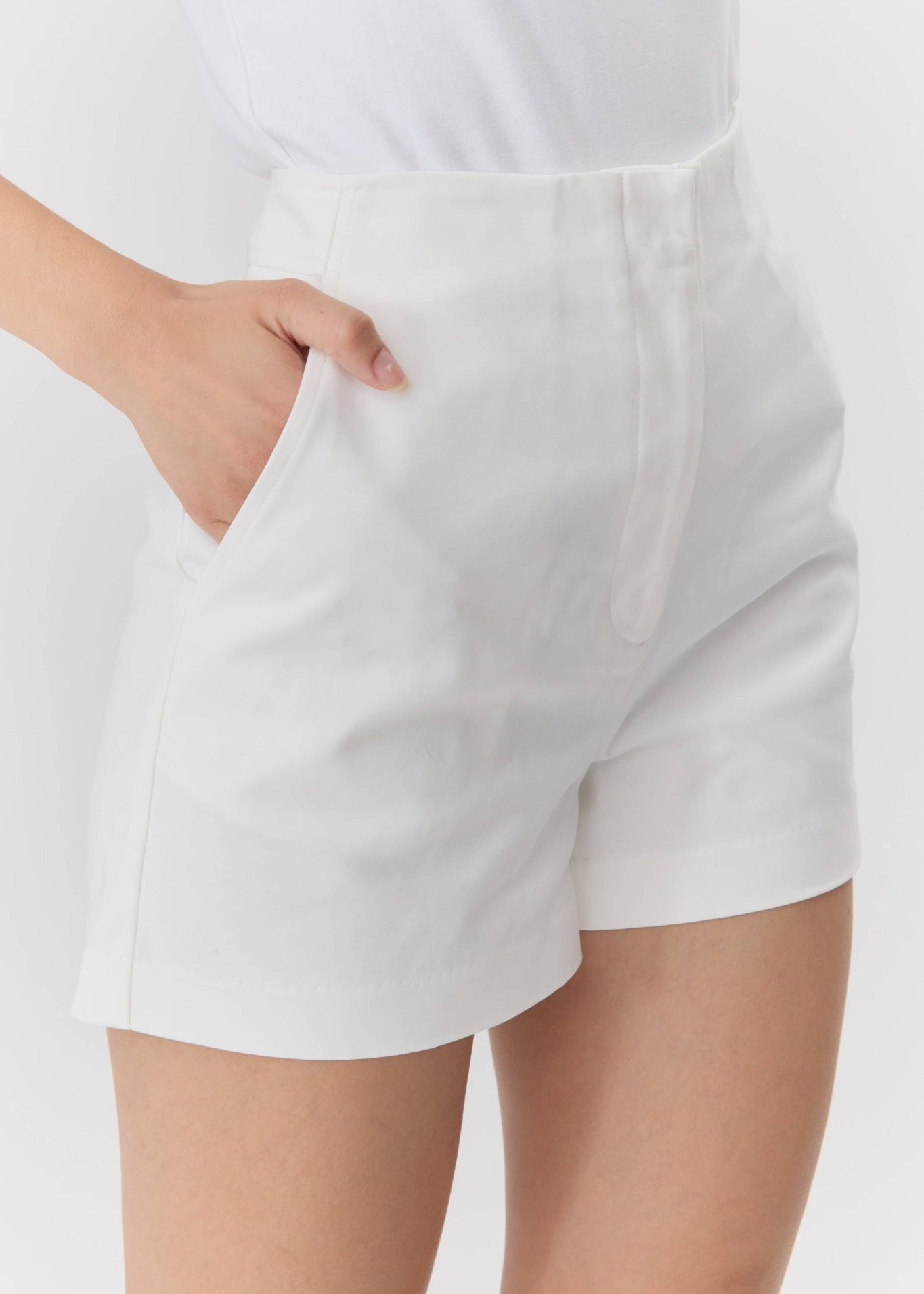 Sanders Tailored High Waist Shorts - Chatsworth Boutique