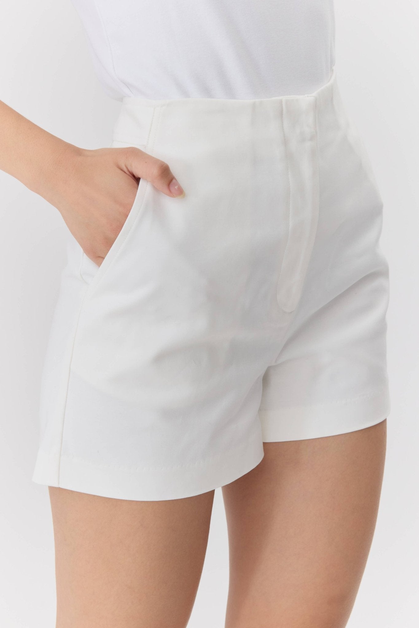 Sanders Tailored High Waist Shorts - Chatsworth Boutique