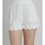 Scallop Hem Short - Chatsworth Boutique