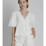 Scallop Hem Short - Chatsworth Boutique