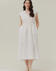 Seersucker Midi Dress - Chatsworth Boutique