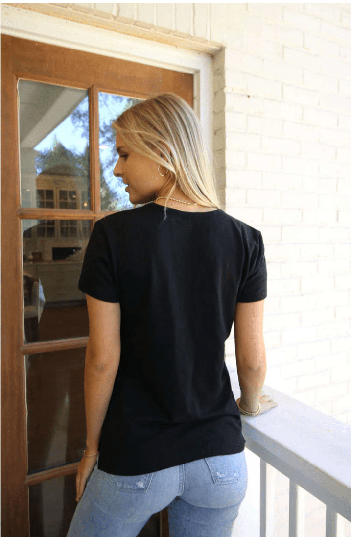 Short Sleeve Jeans Tee - Chatsworth Boutique