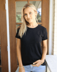Short Sleeve Jeans Tee - Chatsworth Boutique