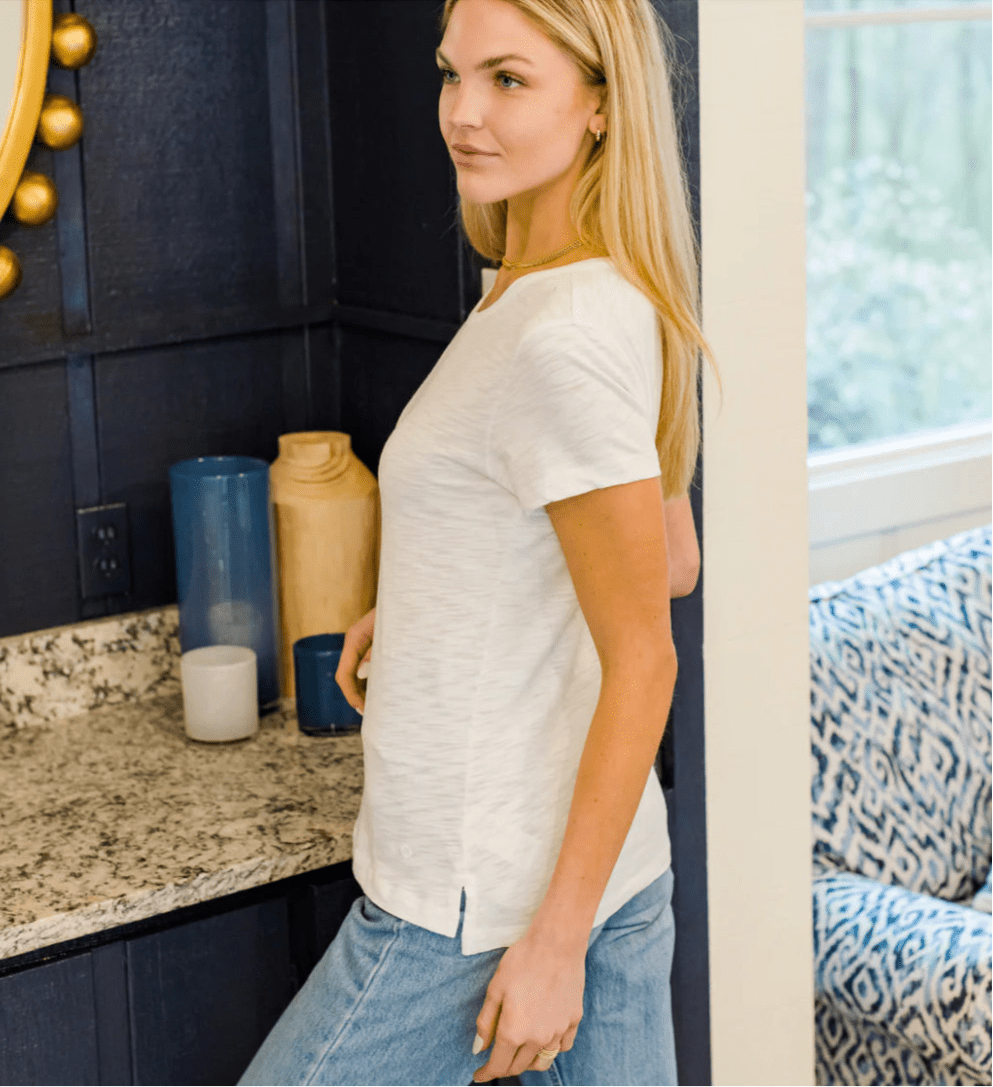 Short Sleeve Jeans Tee - Chatsworth Boutique