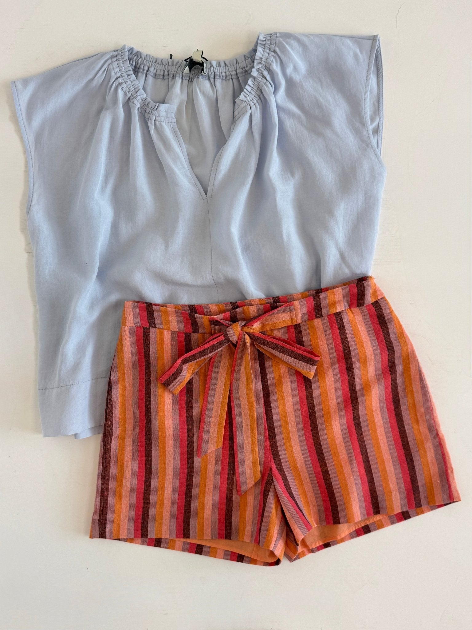 Shorts w/ Tie Belt - Chatsworth Boutique