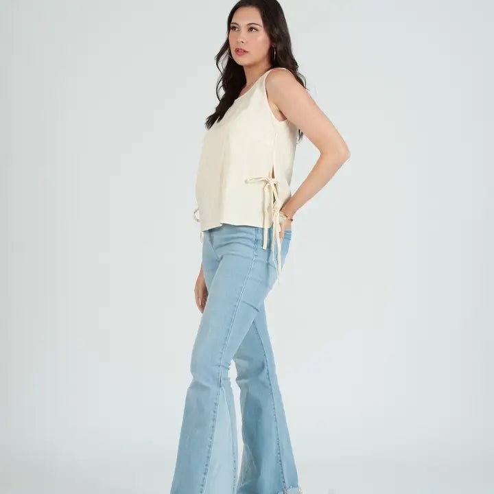 Side Tie Blouse - Chatsworth Boutique