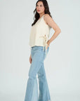 Side Tie Blouse - Chatsworth Boutique