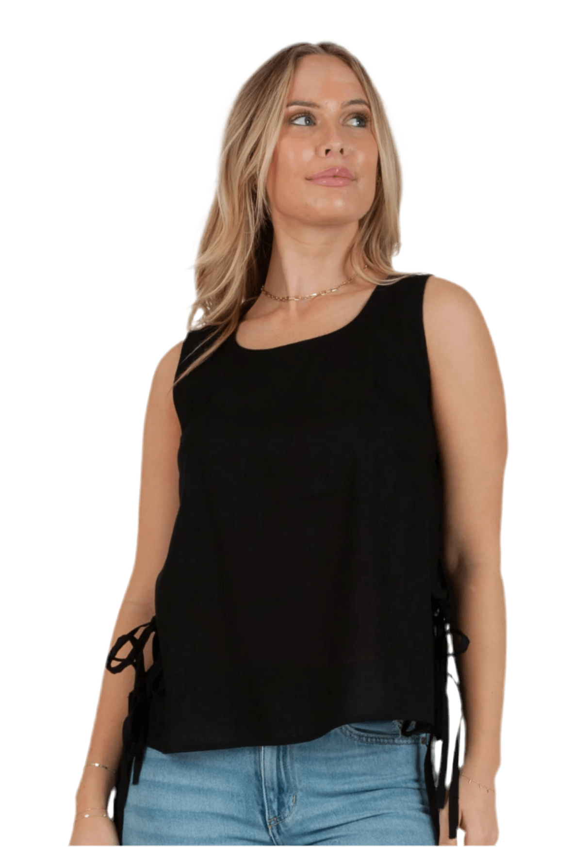 Side Tie Blouse - Chatsworth Boutique