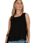 Side Tie Blouse - Chatsworth Boutique