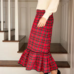 Smocked Waist Midi Skirt - Chatsworth Boutique