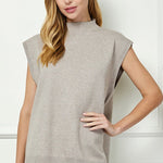 Solid Sweater Top - Chatsworth Boutique