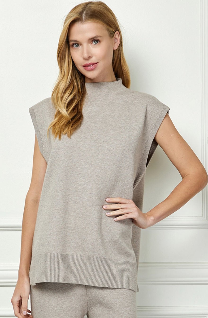 Solid Sweater Top - Chatsworth Boutique