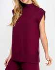 Solid Sweater Top - Chatsworth Boutique