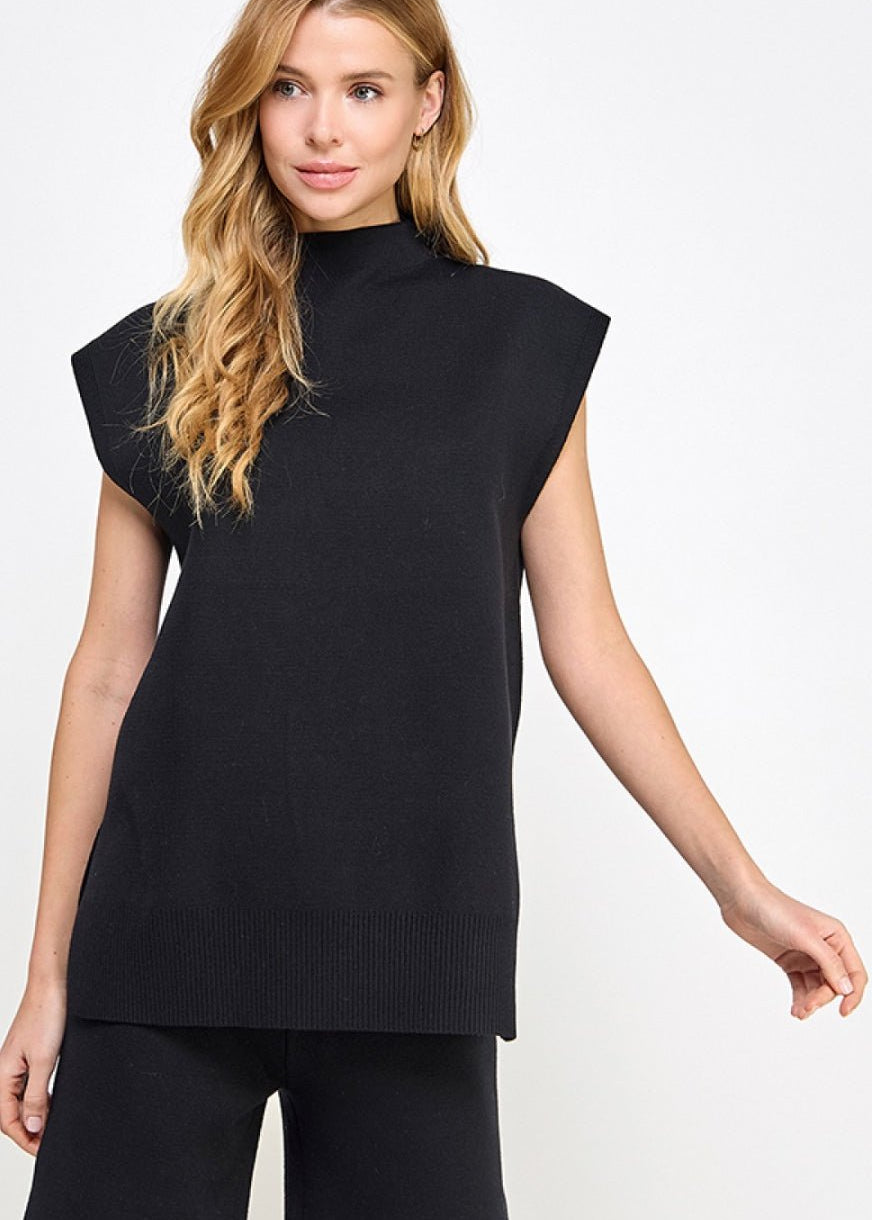 Solid Sweater Top - Chatsworth Boutique