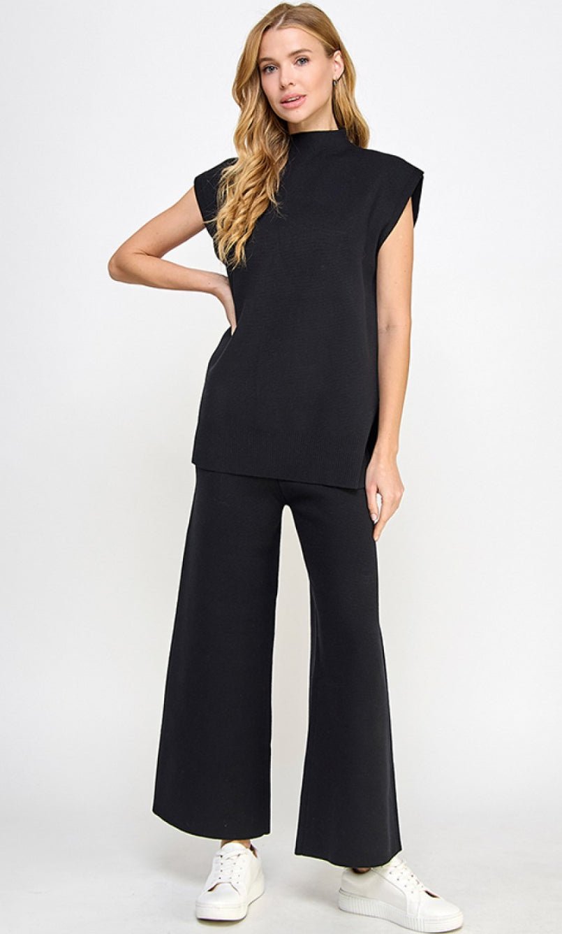 Solid Sweater Top - Chatsworth Boutique