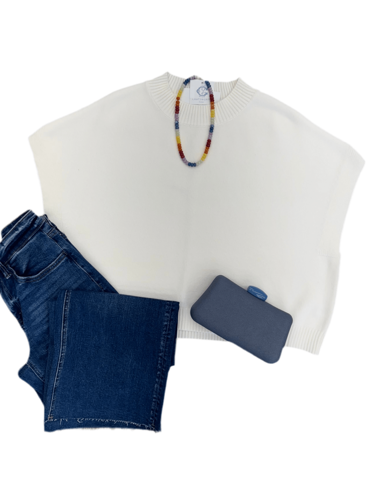 Solid Sweater Vest - Chatsworth Boutique