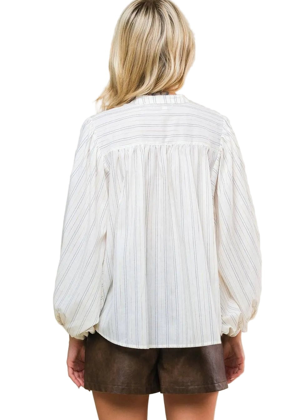 Stripe Classic Button Up - Chatsworth Boutique