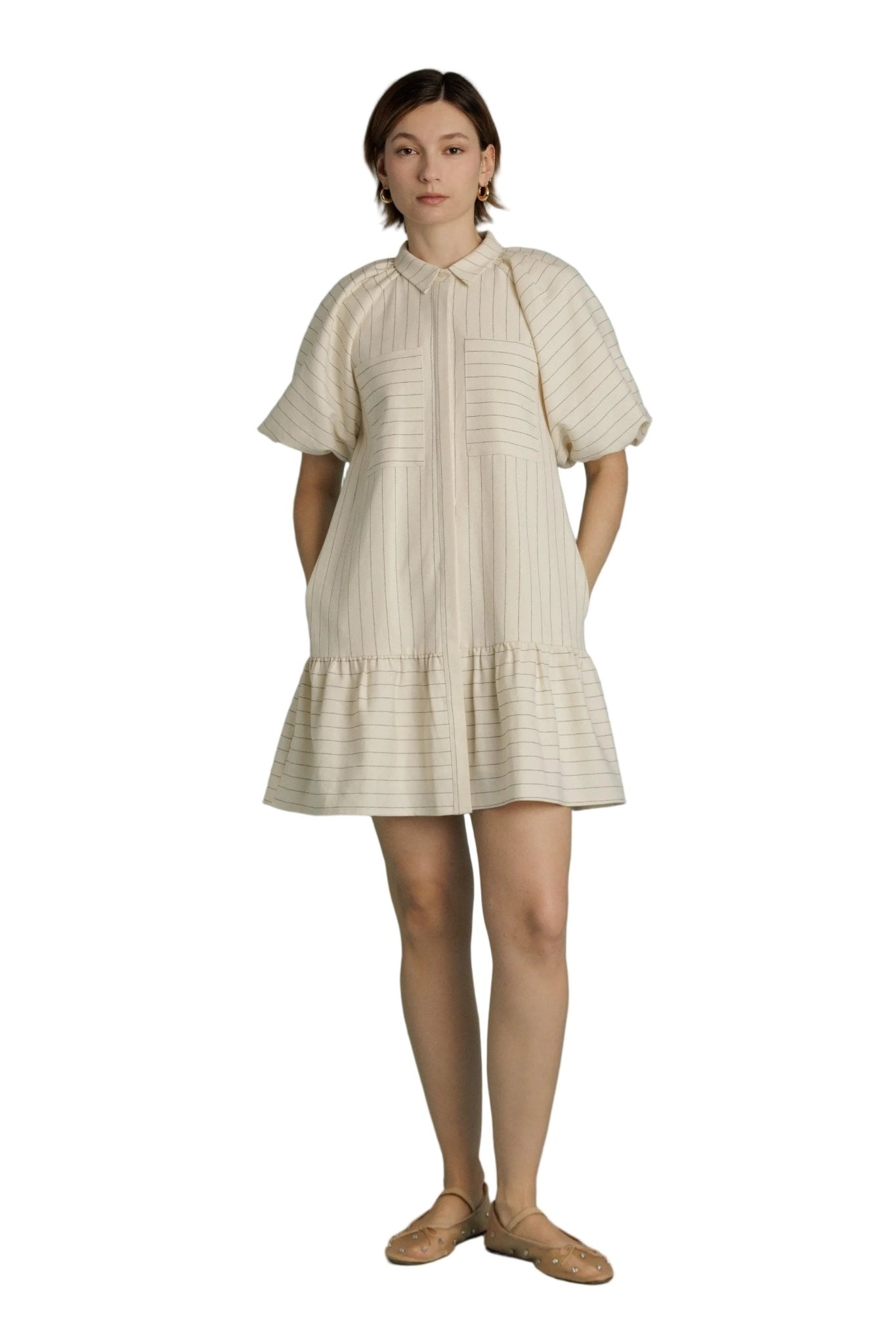 Stripe Drop Waist Mini - Chatsworth Boutique