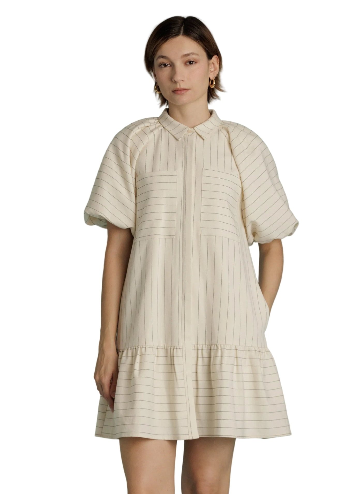 Stripe Drop Waist Mini - Chatsworth Boutique
