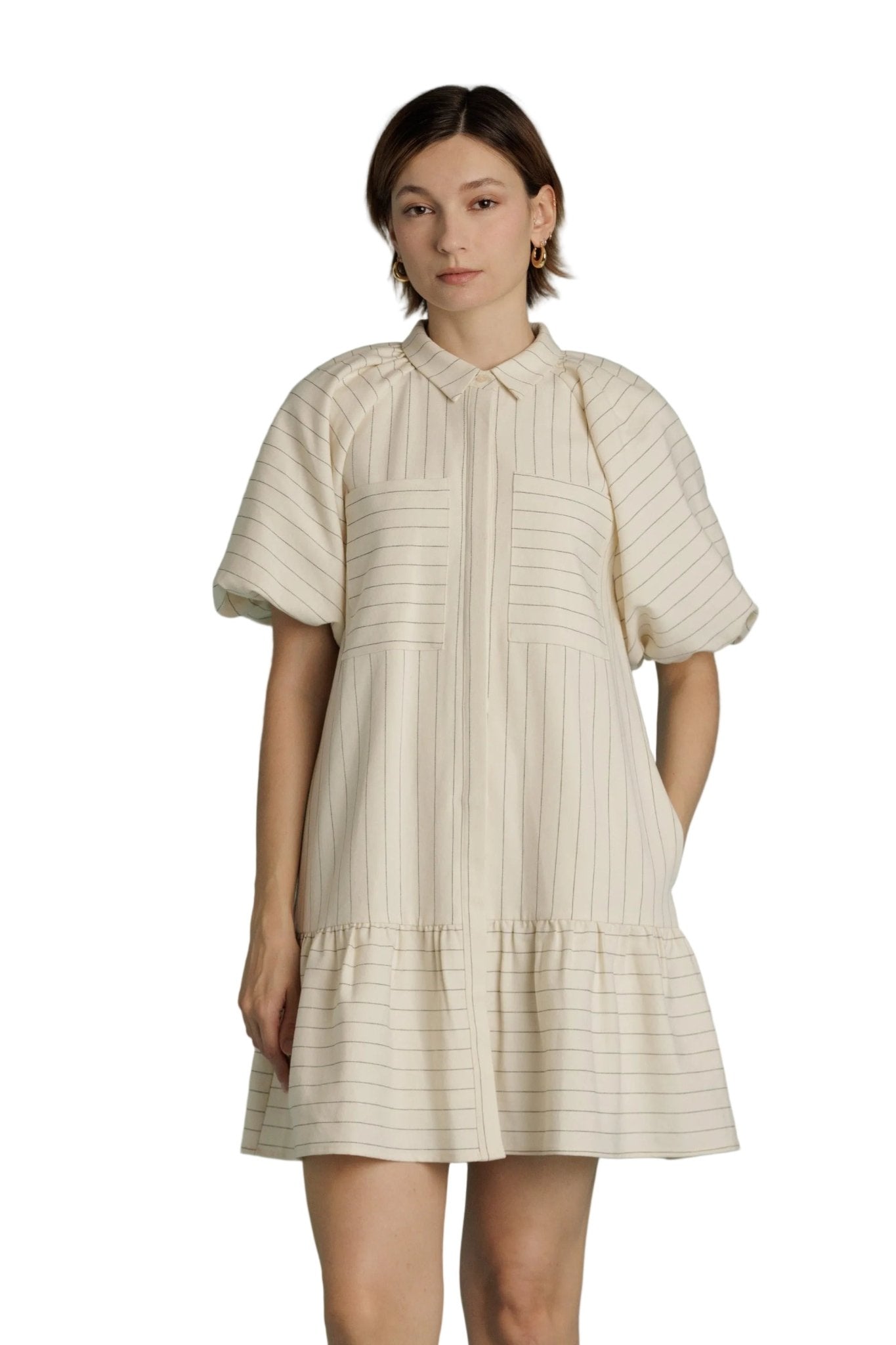 Stripe Drop Waist Mini - Chatsworth Boutique