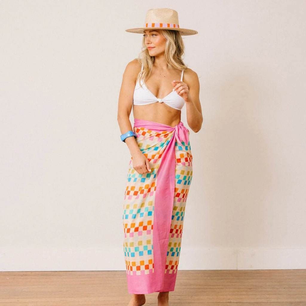 Summer Camp Geo Cove Sarong - Chatsworth Boutique