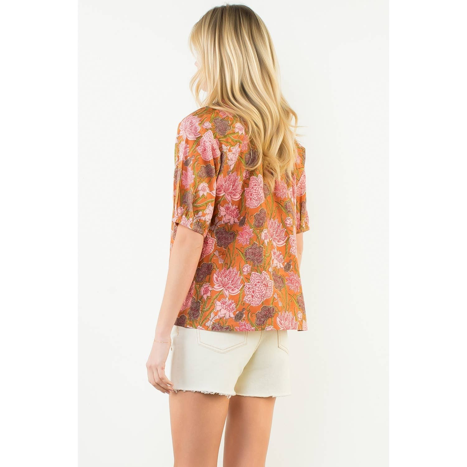 Summer Floral Blouse - Chatsworth Boutique