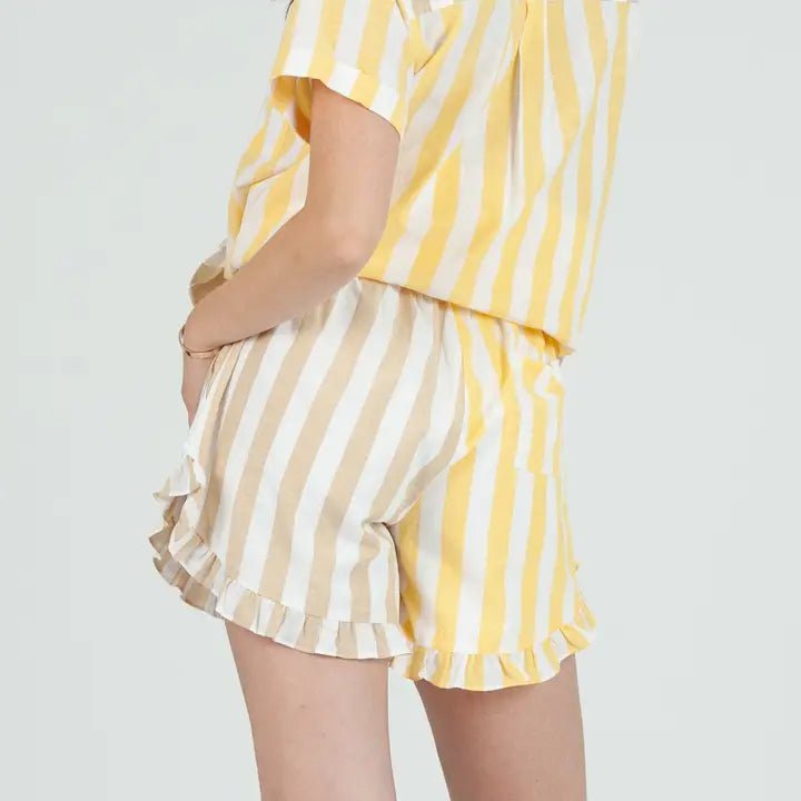Sunshine Stripe Shorts - Chatsworth Boutique