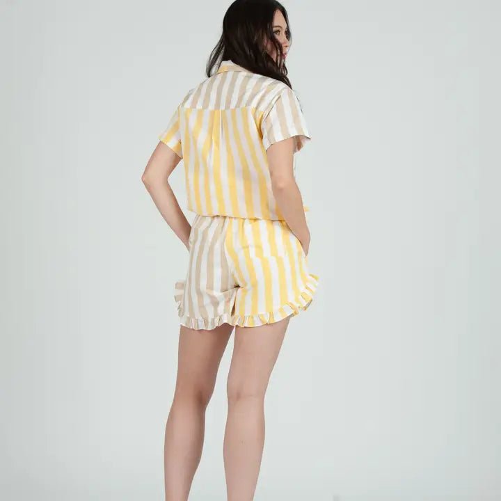 Sunshine Stripe Shorts - Chatsworth Boutique