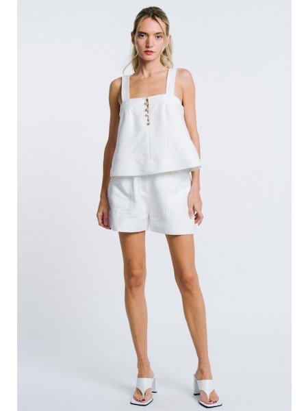Susanna Shorts White - Chatsworth Boutique