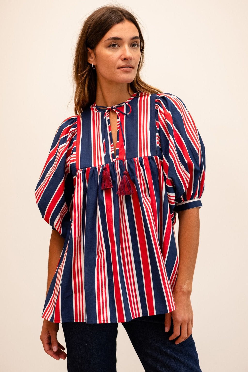 Thalia Top Sailing Stripe - Chatsworth Boutique