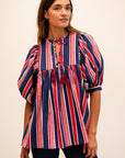Thalia Top Sailing Stripe - Chatsworth Boutique