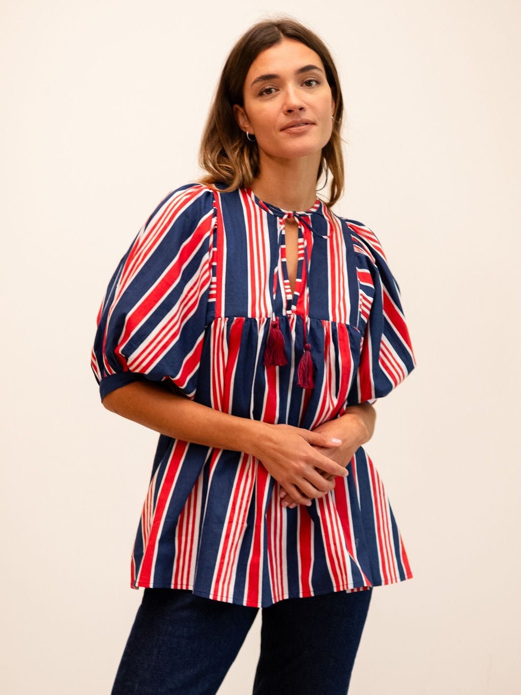 Thalia Top Sailing Stripe - Chatsworth Boutique
