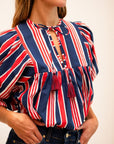 Thalia Top Sailing Stripe - Chatsworth Boutique