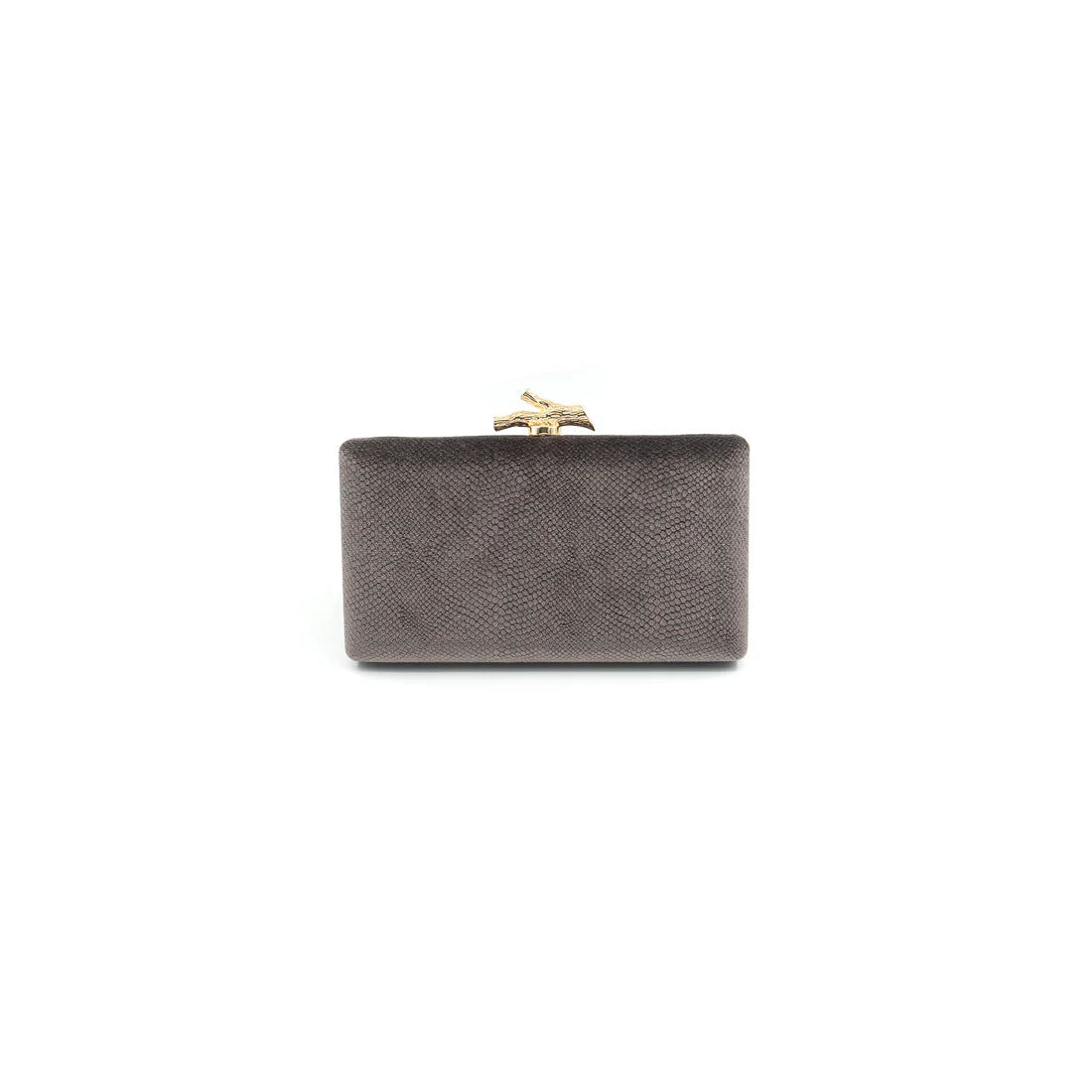 Velvet Bamboo Handle Clutch - Chatsworth Boutique
