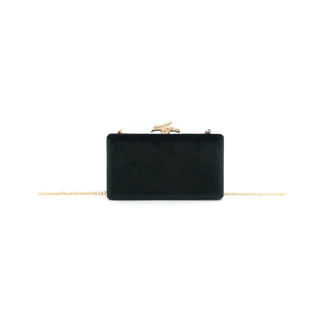 Velvet Bamboo Handle Clutch - Chatsworth Boutique