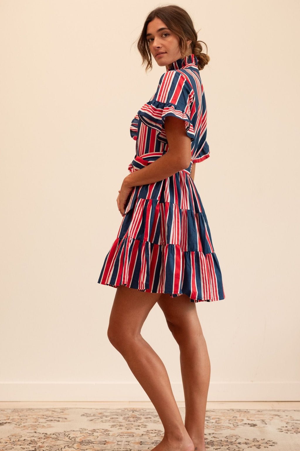 Violetta Dress Sailing Stripe - Chatsworth Boutique