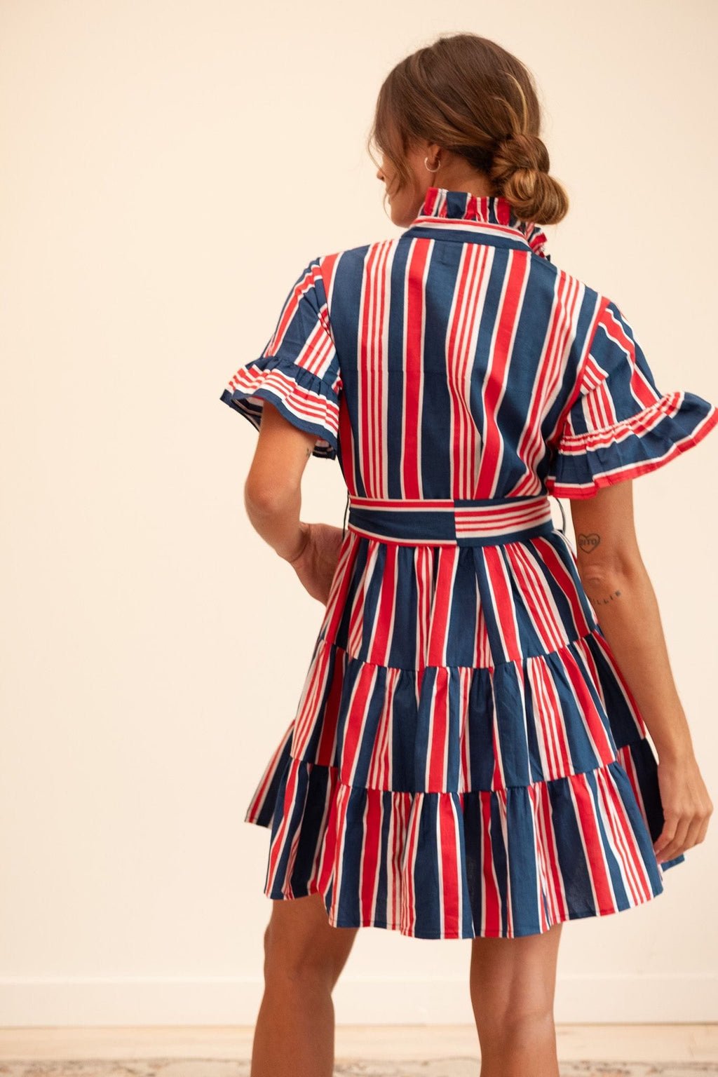 Violetta Dress Sailing Stripe - Chatsworth Boutique