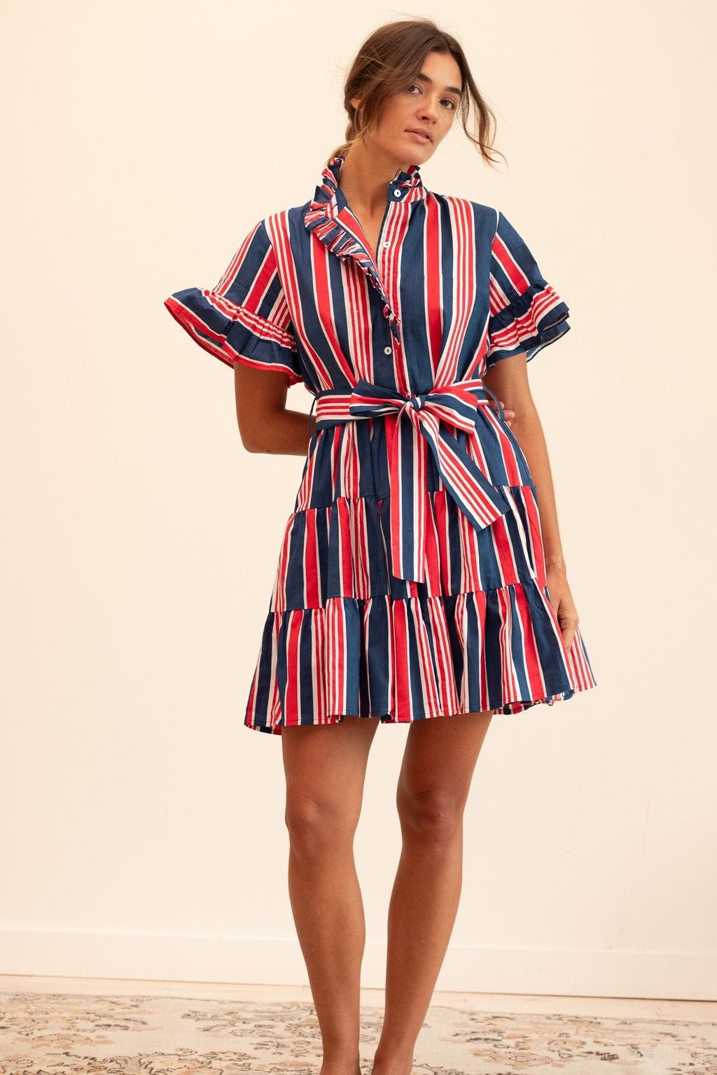 Violetta Dress Sailing Stripe - Chatsworth Boutique