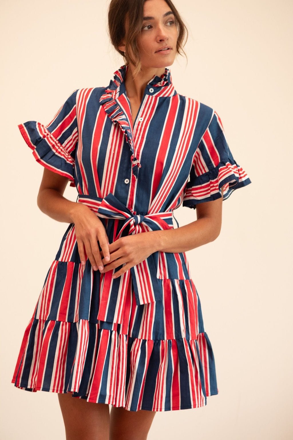Violetta Dress Sailing Stripe - Chatsworth Boutique