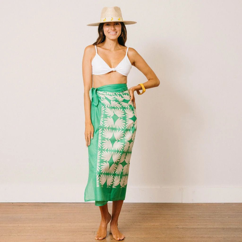 Viridian Tile sarong - Chatsworth Boutique