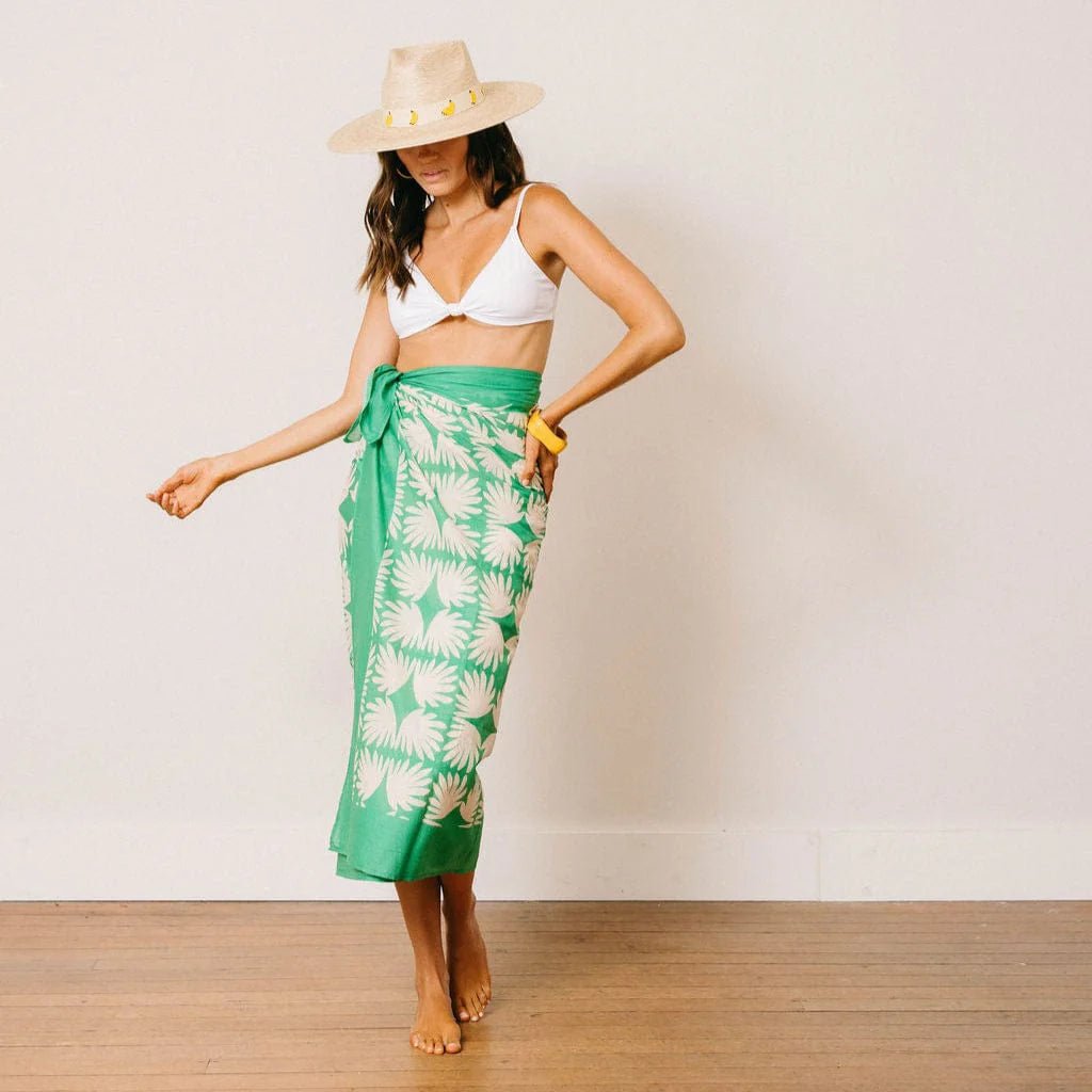 Viridian Tile sarong - Chatsworth Boutique