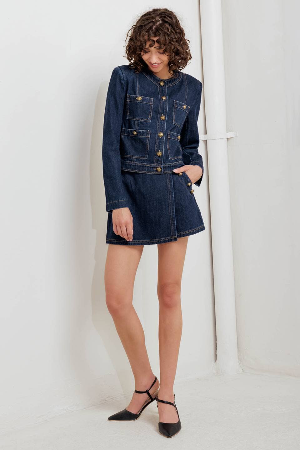 Washed Denim Jacket - Chatsworth Boutique