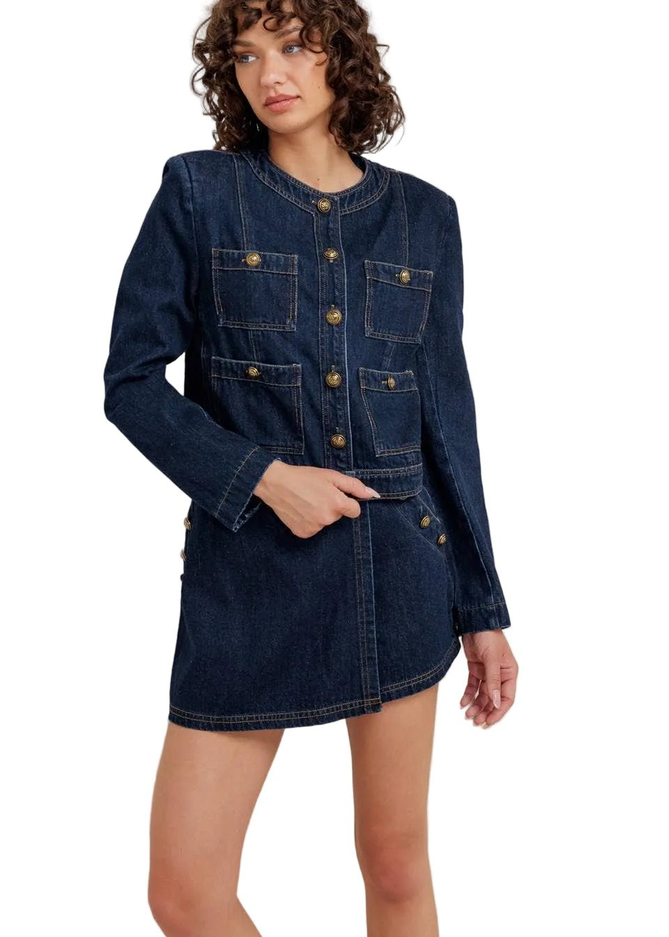 Washed Denim Jacket - Chatsworth Boutique