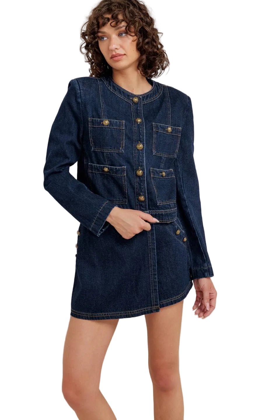 Washed Denim Jacket - Chatsworth Boutique